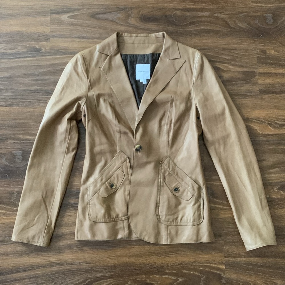 Leather Jacket Costume National size 42